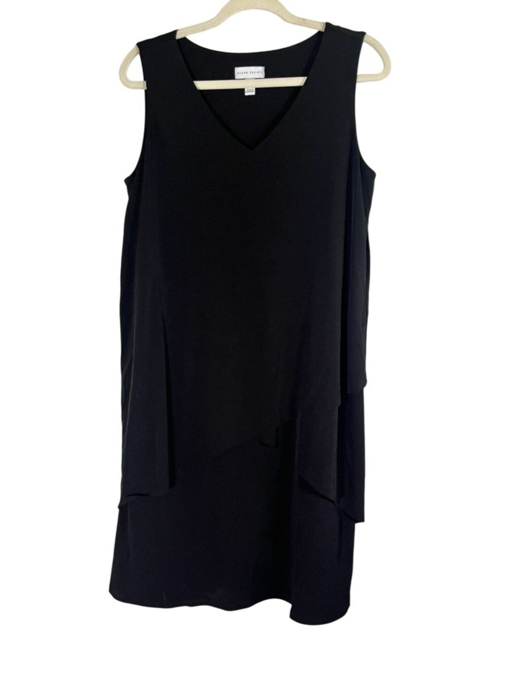 Neutral Tank Dress M Minimalist Classic Chic Preppy Resort Euro Artsy Flowy